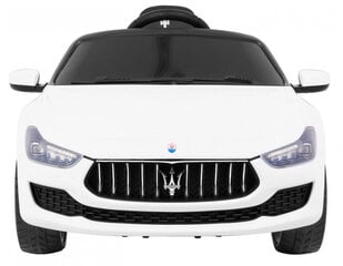 Maserati Ghibli yksipaikkainen sähköauto, valkoinen hinta ja tiedot | Lasten sähköautot | hobbyhall.fi
