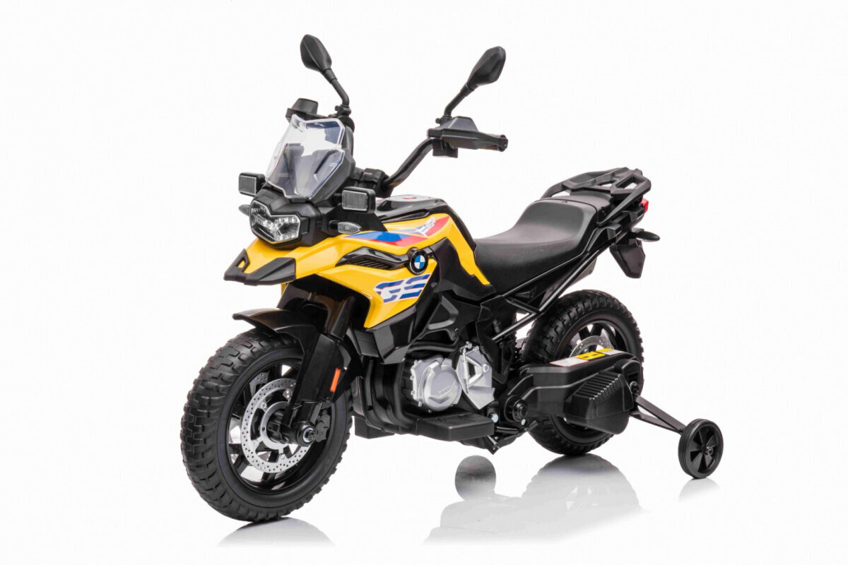 Sähkömoottoripyörä BMW F850GS, keltainen hinta ja tiedot | Lasten sähköautot | hobbyhall.fi