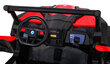 Kaksinkertainen sähköauto Buggy UTV-MX, punainen hinta ja tiedot | Lasten sähköautot | hobbyhall.fi