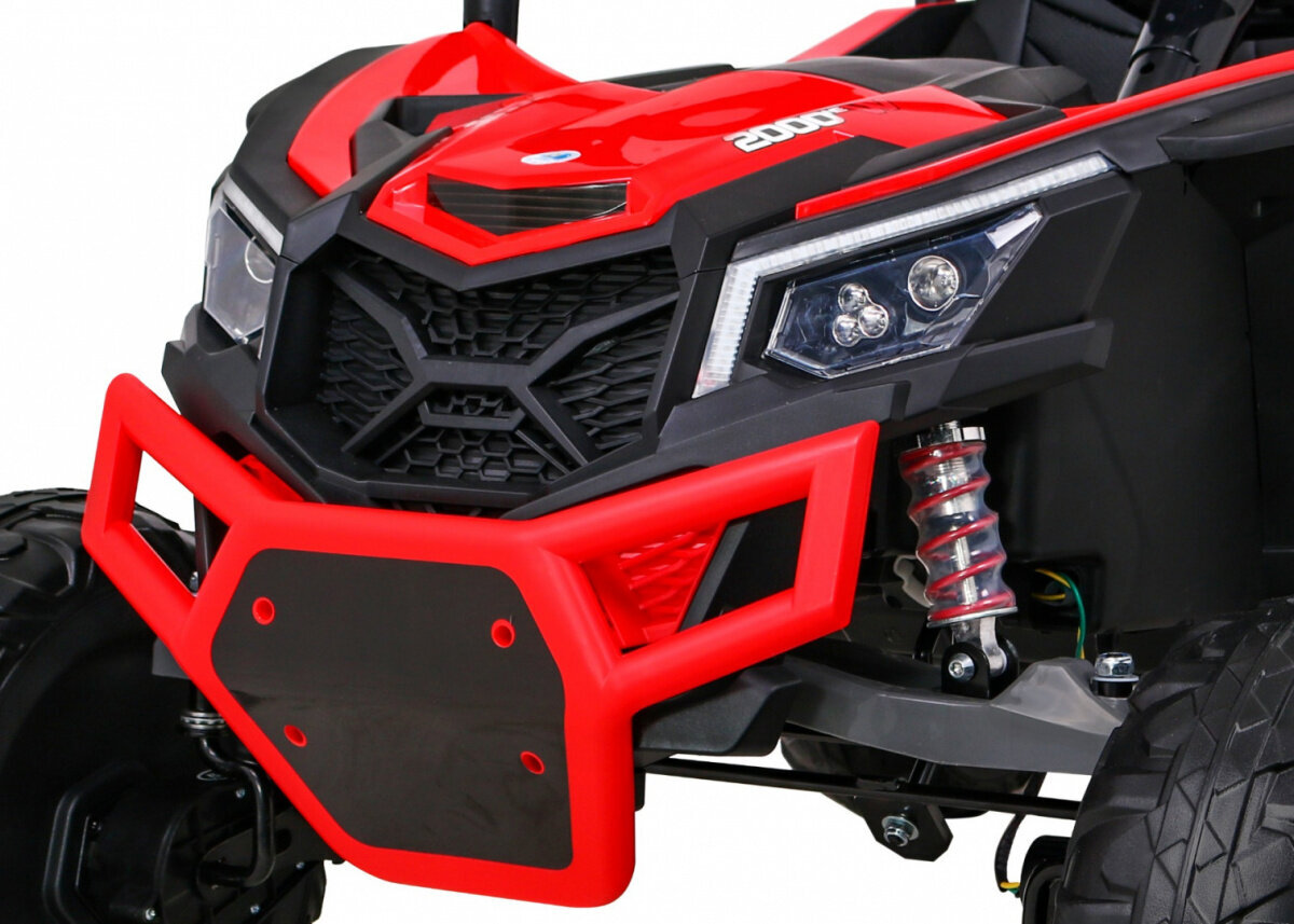 Kaksinkertainen sähköauto Buggy UTV-MX, punainen hinta ja tiedot | Lasten sähköautot | hobbyhall.fi