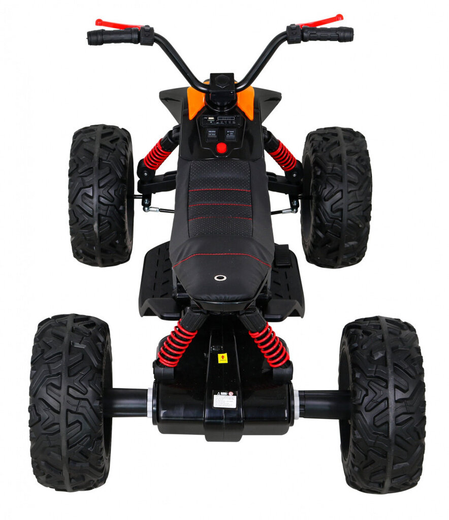 Sähkömönkijä lapsille Quad Quad Lucky Seven, musta hinta ja tiedot | Lasten sähköautot | hobbyhall.fi