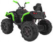 Quad ATV 2, vihreä - musta hinta ja tiedot | Lasten sähköautot | hobbyhall.fi