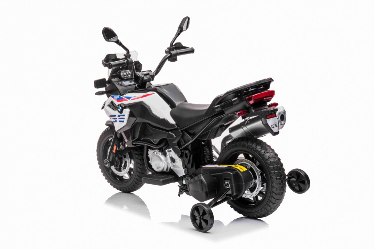 Sähkömoottoripyörä BMW F850GS, valkoinen hinta ja tiedot | Lasten sähköautot | hobbyhall.fi