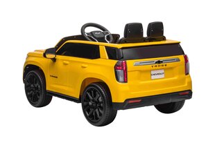 Chevrolet Tahoe yksipaikkainen sähköauto, keltainen hinta ja tiedot | Lasten sähköautot | hobbyhall.fi