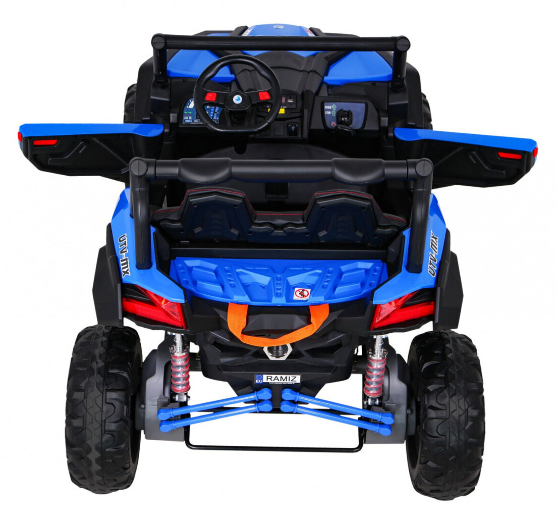 Kaksipaikkainen sähköauto Buggy UTV-MX, sininen hinta ja tiedot | Lasten sähköautot | hobbyhall.fi