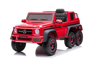 Yksipaikkainen sähköauto Mercedes G63 6x6 AMG, punainen hinta ja tiedot | Mercedes Ulkoilu | hobbyhall.fi