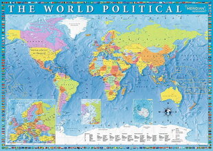 TREFL Palapeli Maailman Kartta, 2000 palaa hinta ja tiedot | Palapelit | hobbyhall.fi