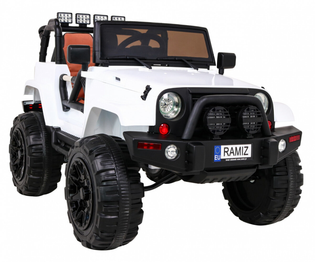 Jeep All Terrain sähkökäyttöinen yksipaikkainen, valkoinen hinta ja tiedot | Lasten sähköautot | hobbyhall.fi