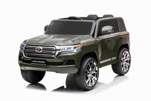 Toyota Land Cruiser sähköauto, vihreä hinta ja tiedot | Toyota Lapset | hobbyhall.fi