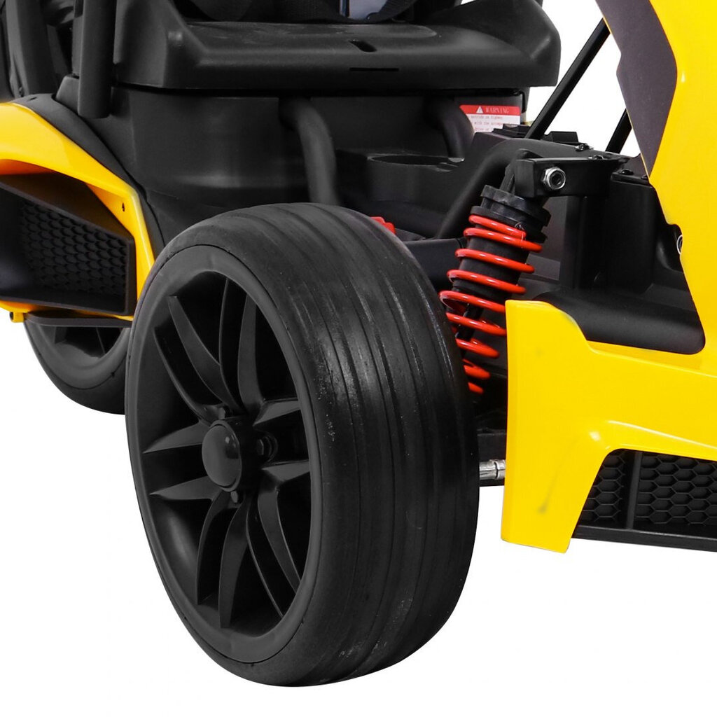 Sähköinen go-kart Bolide XR-1, keltainen hinta ja tiedot | Lasten sähköautot | hobbyhall.fi