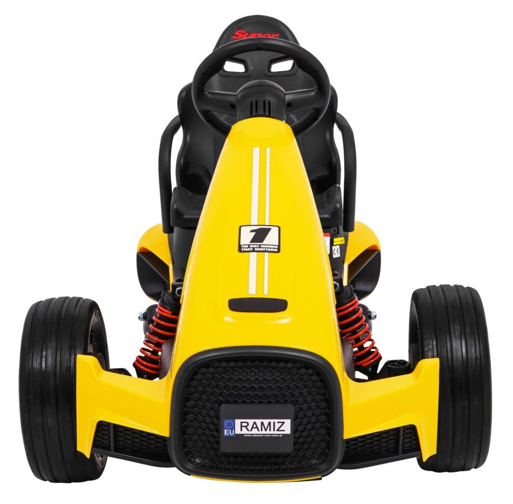 Sähköinen go-kart Bolide XR-1, keltainen hinta ja tiedot | Lasten sähköautot | hobbyhall.fi