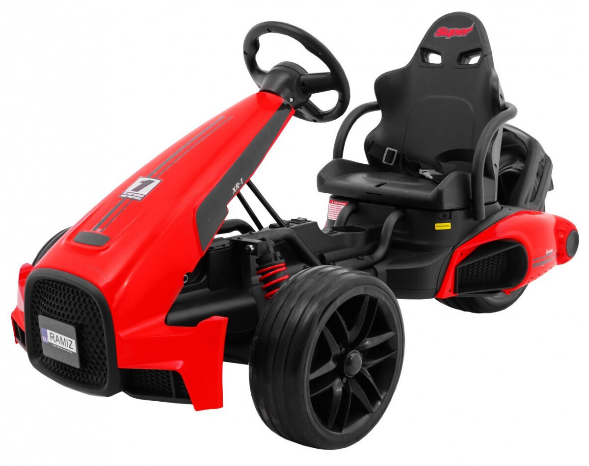 Sähköinen go-kart Bolide XR-1, punainen hinta ja tiedot | Lasten sähköautot | hobbyhall.fi