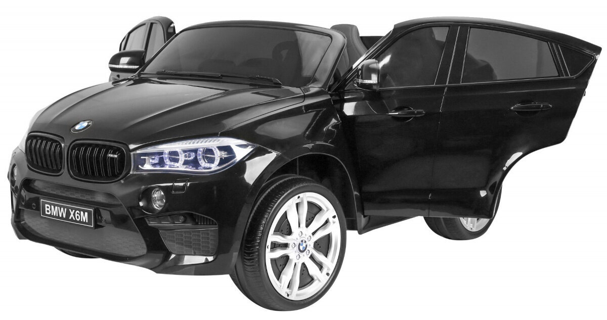 BMW X6 XXL sähköauto, musta hinta ja tiedot | Lasten sähköautot | hobbyhall.fi