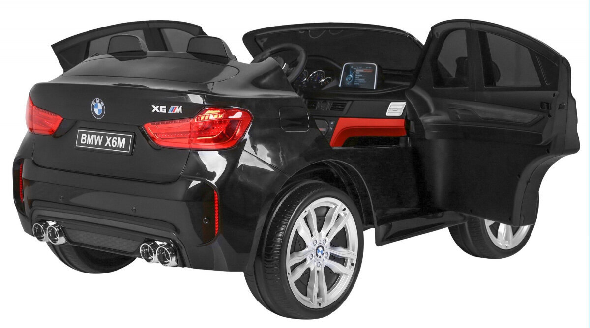 BMW X6 XXL sähköauto, musta hinta ja tiedot | Lasten sähköautot | hobbyhall.fi