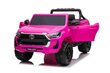 Toyota Hillux yksipaikkainen sähköauto, vaaleanpunainen hinta ja tiedot | Lasten sähköautot | hobbyhall.fi