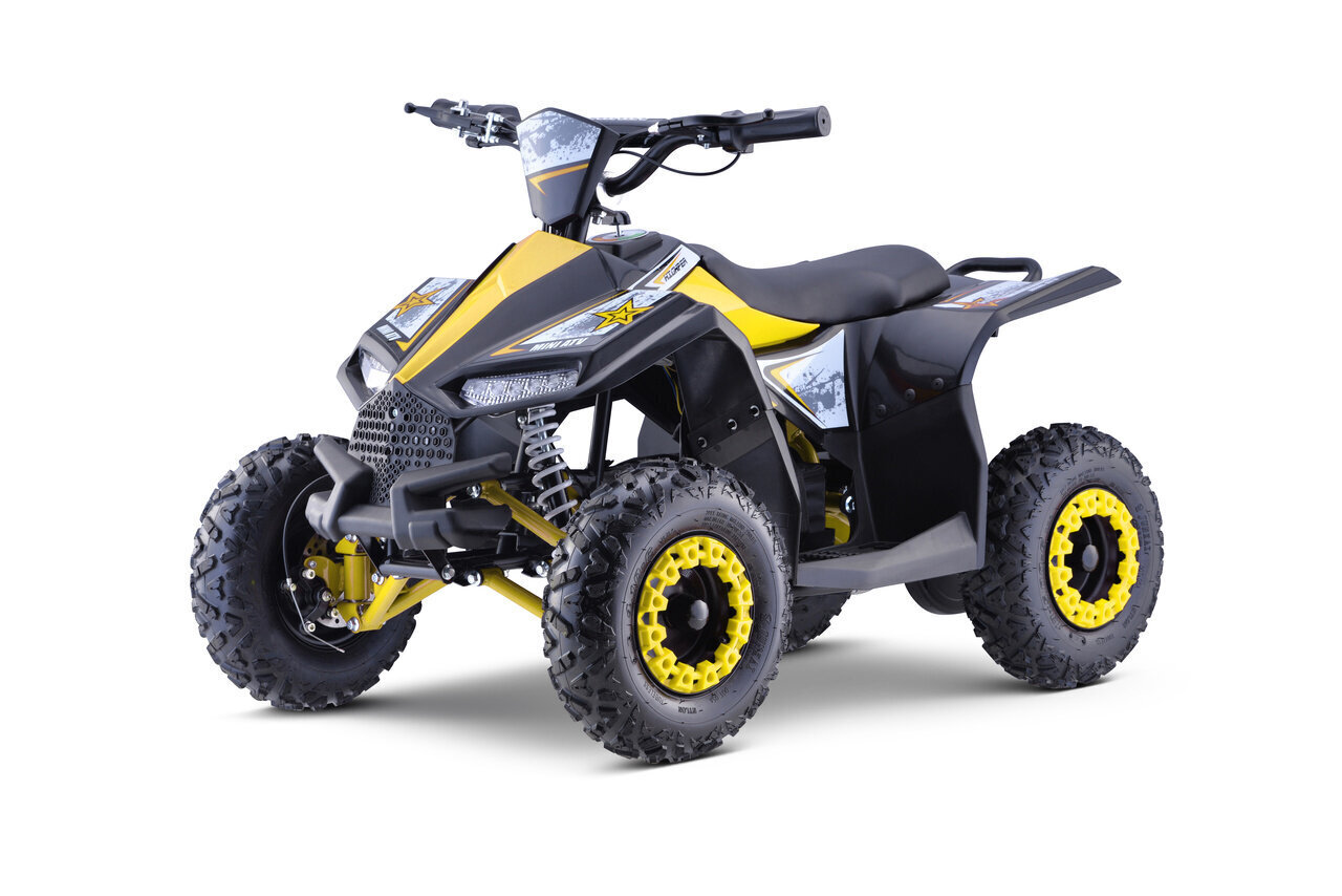 Mönkijä QUAD HIGHPER , keltainen hinta ja tiedot | Lasten sähköautot | hobbyhall.fi