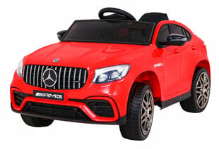 Mercedes Benz GLC63S yksipaikkainen sähköauto, punainen hinta ja tiedot | Lasten sähköautot | hobbyhall.fi