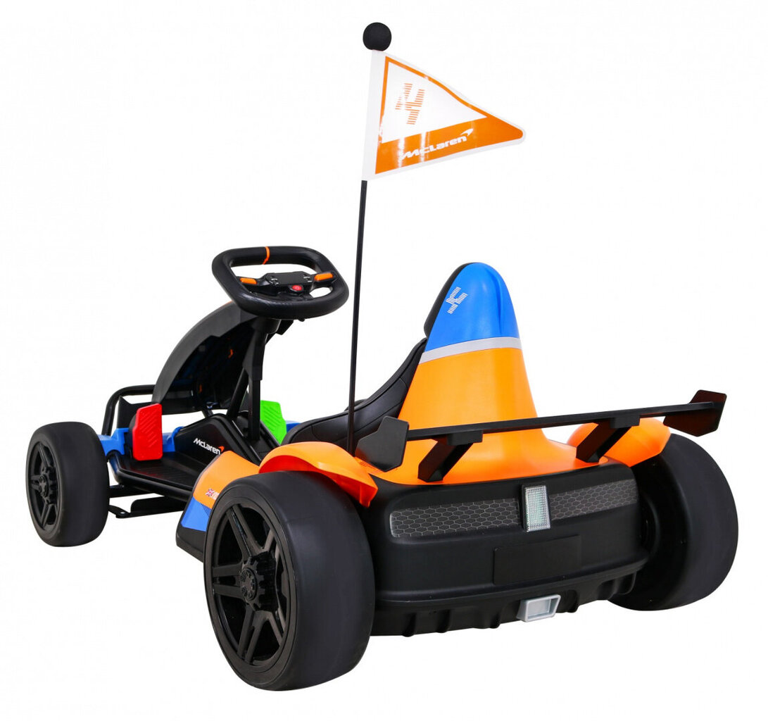 Sähköinen go-kart McLaren Drift, oranssi hinta ja tiedot | Lasten sähköautot | hobbyhall.fi