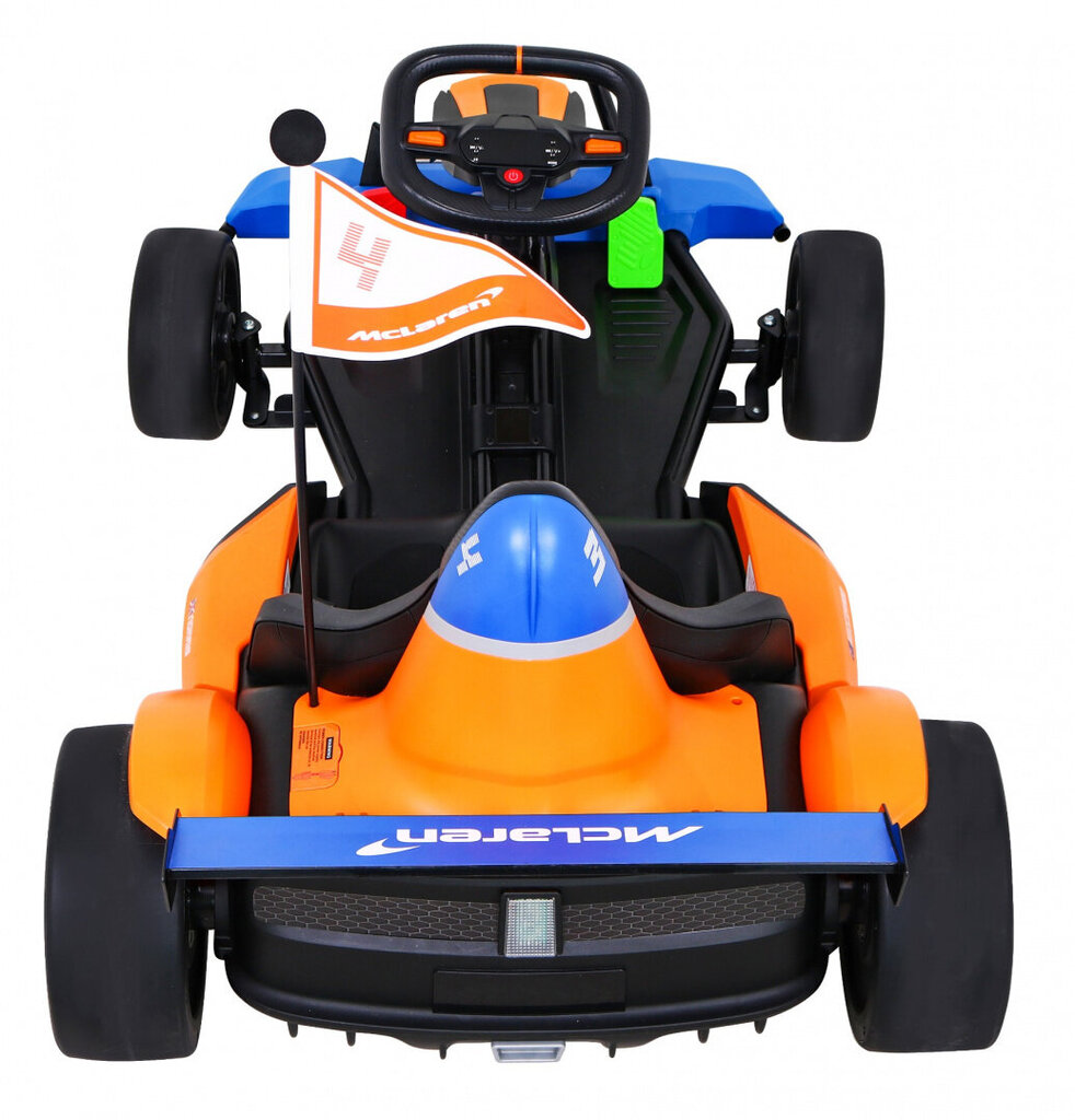 Sähköinen go-kart McLaren Drift, oranssi hinta ja tiedot | Lasten sähköautot | hobbyhall.fi