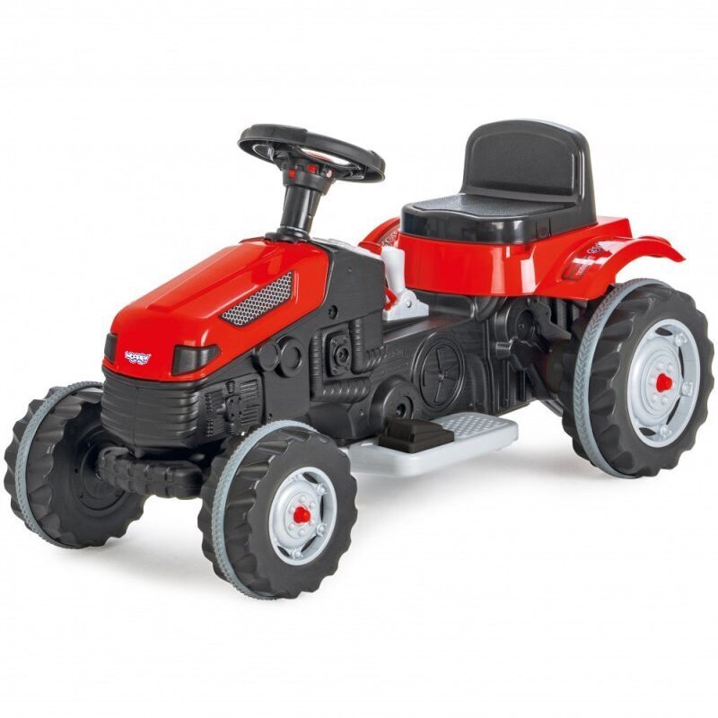 Woopie Farmer PowerTrac johdoton traktori, punainen hinta ja tiedot | Lasten sähköautot | hobbyhall.fi