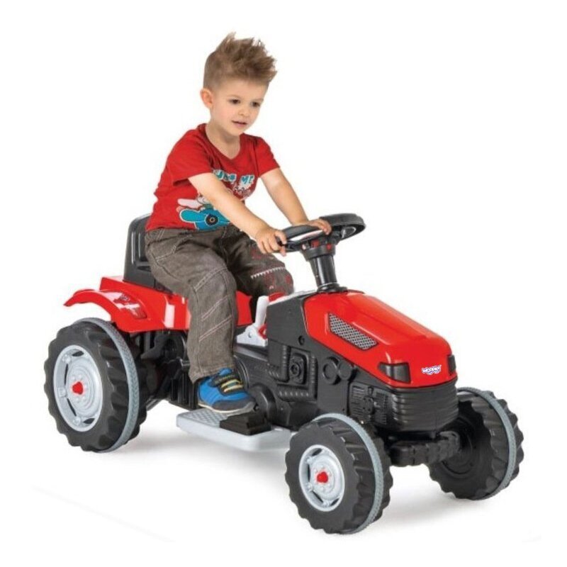 Woopie Farmer PowerTrac johdoton traktori, punainen hinta ja tiedot | Lasten sähköautot | hobbyhall.fi