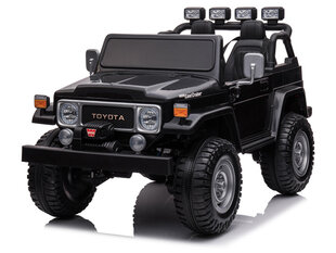 Toyota Land Cruiser sähköauto, musta hinta ja tiedot | Toyota Lapset | hobbyhall.fi