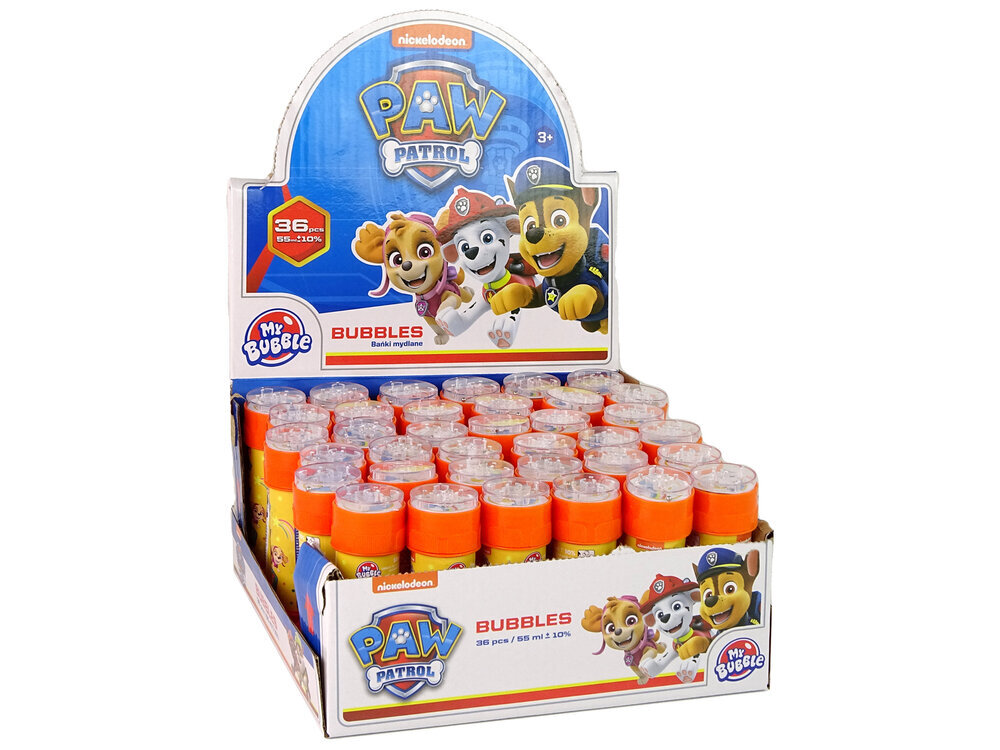 Paw Patrol saippuakuplat, 55ml, oranssi hinta ja tiedot | Hiekkalelut ja rantalelut | hobbyhall.fi