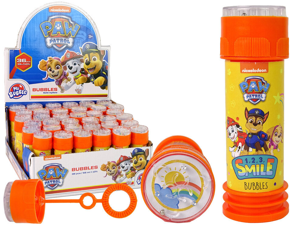 Paw Patrol saippuakuplat, 55ml, oranssi hinta ja tiedot | Hiekkalelut ja rantalelut | hobbyhall.fi