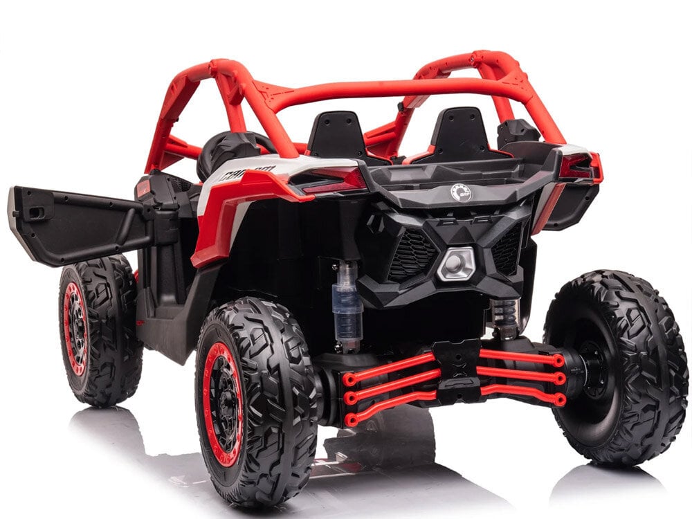 2os Buggy Can-am Maverick sähköinen maasturi, oranssi hinta ja tiedot | Lasten sähköautot | hobbyhall.fi