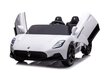 Maserati MC20 sähköauto, valkoinen hinta ja tiedot | Lasten sähköautot | hobbyhall.fi