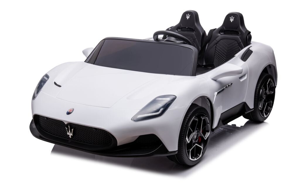 Maserati MC20 sähköauto, valkoinen hinta ja tiedot | Lasten sähköautot | hobbyhall.fi