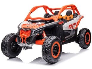 2os Buggy Can-am Maverick sähköinen maasturi, oranssi hinta ja tiedot | Lasten sähköautot | hobbyhall.fi