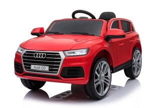 Audi Q5 yksipaikkainen sähköauto, punainen hinta ja tiedot | Lasten sähköautot | hobbyhall.fi