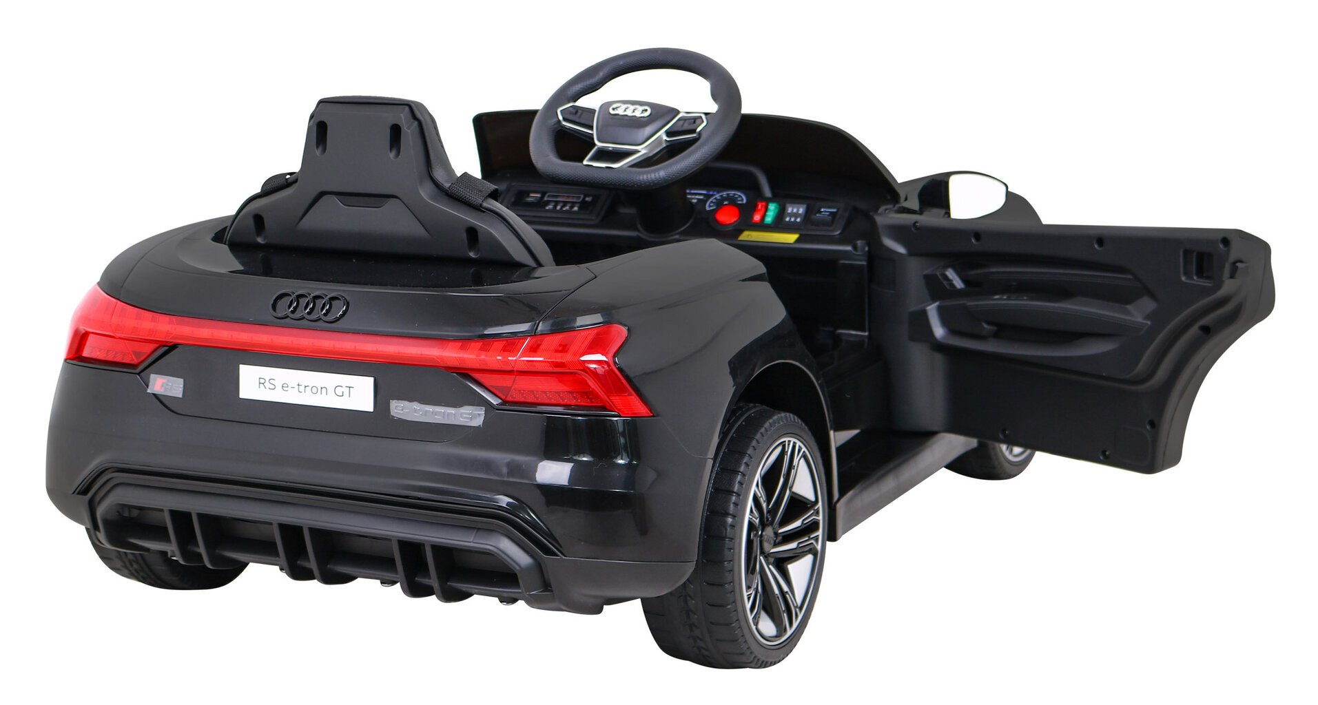 Audi RS E-Tron GT lasten yksipaikkainen sähköauto, musta hinta ja tiedot | Lasten sähköautot | hobbyhall.fi