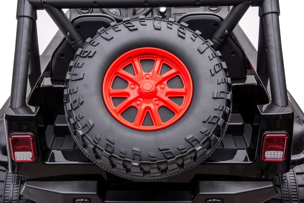 Jeep QY2188 kaksipaikkainen sähköauto, punainen hinta ja tiedot | Lasten sähköautot | hobbyhall.fi