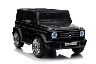 Mercedes G500 XMX627 sähköauto, musta hinta ja tiedot | Lasten sähköautot | hobbyhall.fi