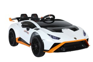 Lamborghini STO DRIFT yksipaikkainen sähköauto, valkoinen hinta ja tiedot | Lasten sähköautot | hobbyhall.fi