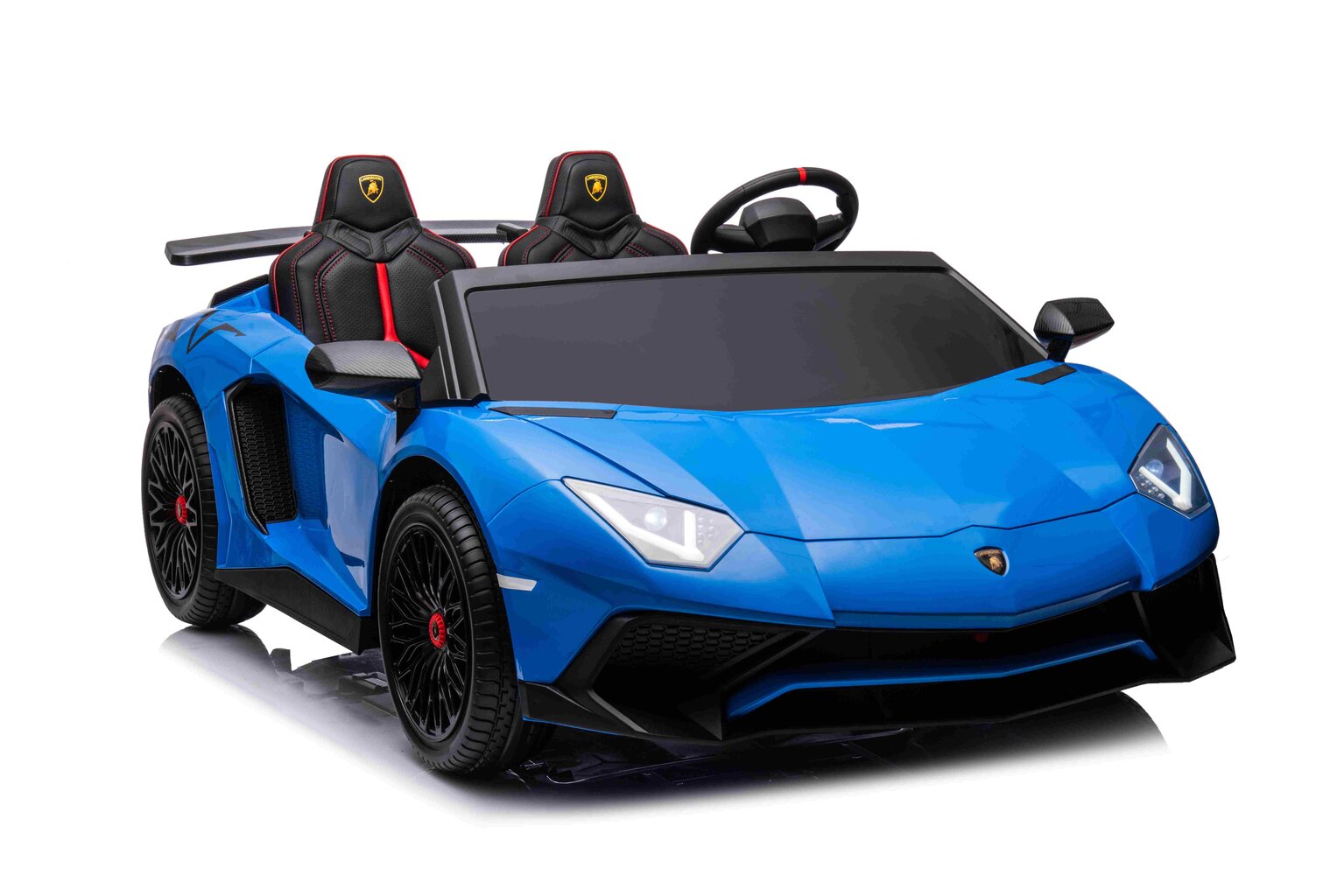 Lamborghini Aventador SV sähköauto, sininen hinta ja tiedot | Lasten sähköautot | hobbyhall.fi