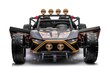 Buggy Racing 5 kaksipaikkainen sähköauto, musta/ruskea hinta ja tiedot | Lasten sähköautot | hobbyhall.fi
