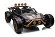 Buggy Racing 5 kaksipaikkainen sähköauto, musta/ruskea hinta ja tiedot | Lasten sähköautot | hobbyhall.fi