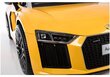 Audi R8 yksipaikkainen sähköauto lapsille, keltainen hinta ja tiedot | Lasten sähköautot | hobbyhall.fi