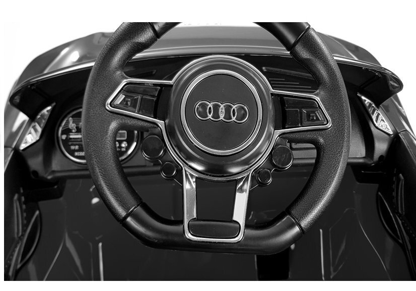 Audi R8 sähköauto lapsille, yksipaikkainen, valkoinen hinta ja tiedot | Lasten sähköautot | hobbyhall.fi