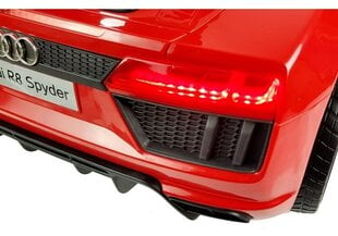 Audi R8 Spyder yksipaikkainen sähköauto lapsille, punainen hinta ja tiedot | Lasten sähköautot | hobbyhall.fi