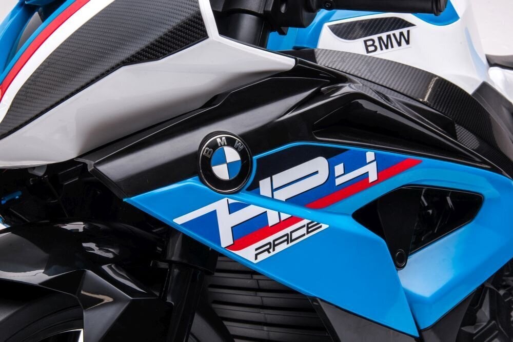 Sähkömoottoripyörä BMW HP4, sininen hinta ja tiedot | Lasten sähköautot | hobbyhall.fi