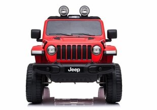 Jeep Wrangler Rubicon sähköauto, punainen hinta ja tiedot | Lasten sähköautot | hobbyhall.fi