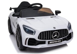 Mercedes GT R akkuauto, valkoinen hinta ja tiedot | Mercedes Lapset | hobbyhall.fi