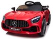 Mercedes GT R akkuauto, punainen hinta ja tiedot | Lasten sähköautot | hobbyhall.fi