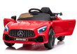 Mercedes GT R akkuauto, punainen hinta ja tiedot | Lasten sähköautot | hobbyhall.fi