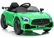 Mercedes GT R -akkuauto, vihreä hinta ja tiedot | Lasten sähköautot | hobbyhall.fi