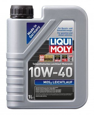 Liqui Moly MoS2 Tasainen moottoriöljy 10W-40, 60l hinta ja tiedot | Moottoriöljyt | hobbyhall.fi